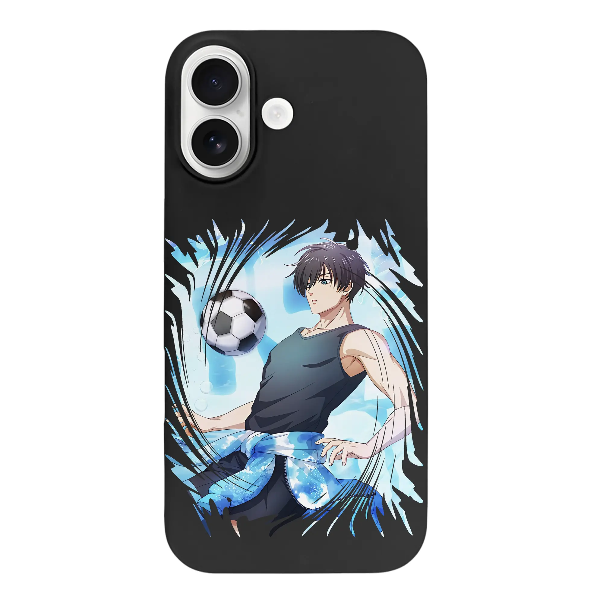 ブルーロック グッズ 糸師凛 - iPhone 17 シリーズ シリコンケース 薄型 耐衝撃 指紋防止 ソフトタッチカバー 精密フィット 傷防止 保護ケース iPhone 17/17 Air/17 Pro/17 Pro Max 対応